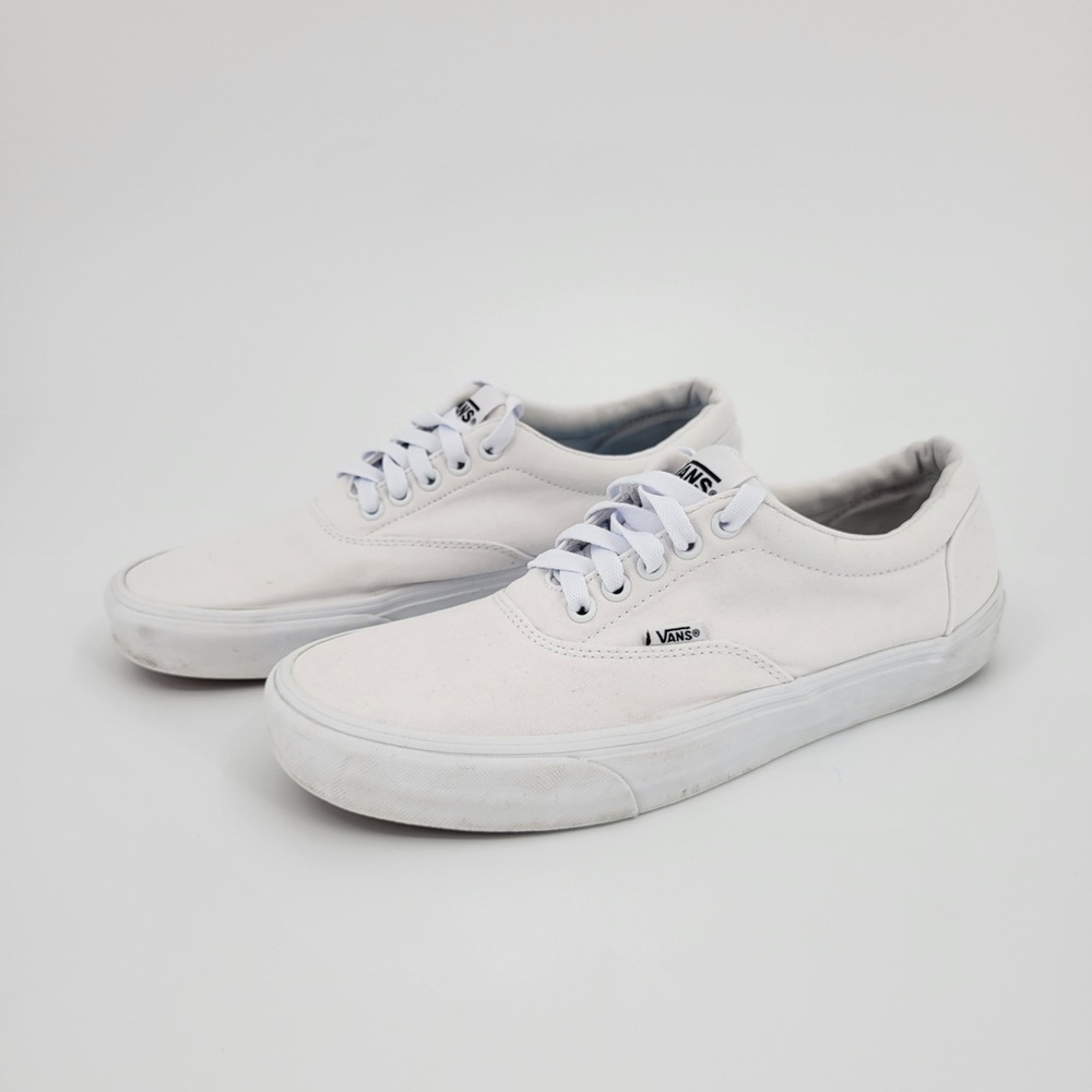 Vans Doheny Canvas Skate Sneakers Men 10.5 White Low Top 721356